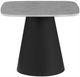 Coaster® Eason 2-Piece Concrete/Black Cocktail Coffee Table Set-4