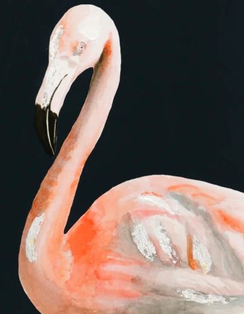 Stylecraft Custom Flamingo Wall Art-1