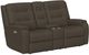 Flexsteel® Customizable 76" Arlo Power Reclining Loveseat with Console and Power Headrests-1