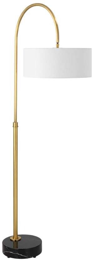 Uttermost® Huxford Brass Floor Lamp-0