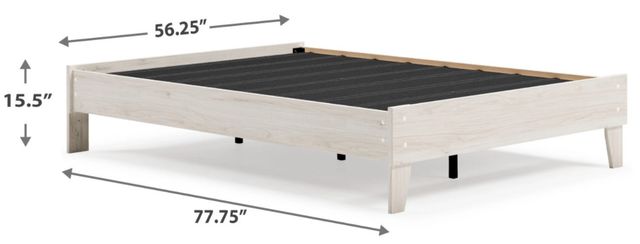Signature Design by Ashley® Socalle Light Natural Full Platform Bed-3