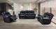 Furniture of America® Agata Black Manual Sofa-2