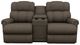 La-Z-Boy® Pinnacle Java Power Wall Reclining Loveseat with Console, Headrest, and Lumbar-1