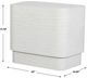 Uttermost® Saltwater White Concrete Indoor-Outdoor Side Table-2