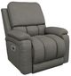 La-Z-Boy® Greyson Blue Gray Leather Power Rocking Recliner with Headrest-0