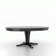 Canadel Customizable Gourmet 74" VR Base Dining Table with One Removable Leaf-4