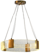 A & B Home Bronze/Clear Small Chandelier-1