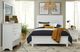 Mazin Furniture Blaire Farm White King Panel Bed-3