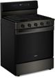 Whirlpool® 30" Black Stainless Steel Freestanding Gas Range-1