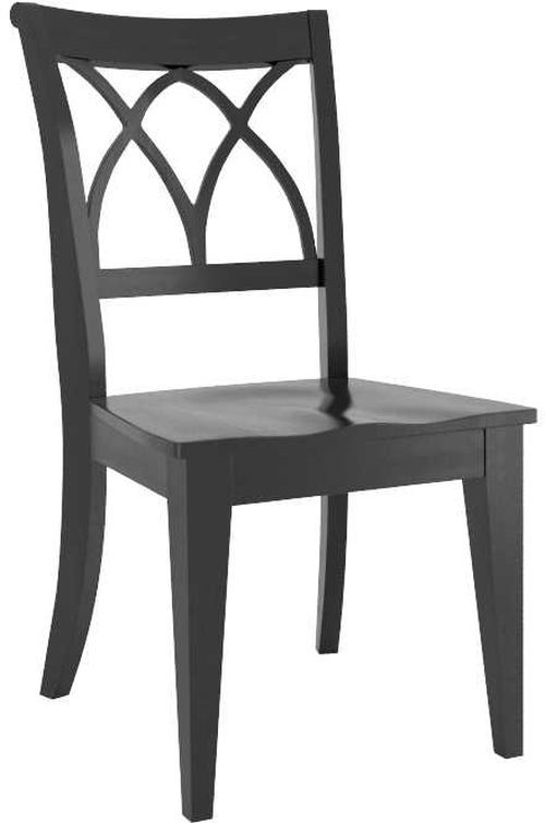 Canadel® Gourmet Peppercorn Washed Wood Side Chair-0