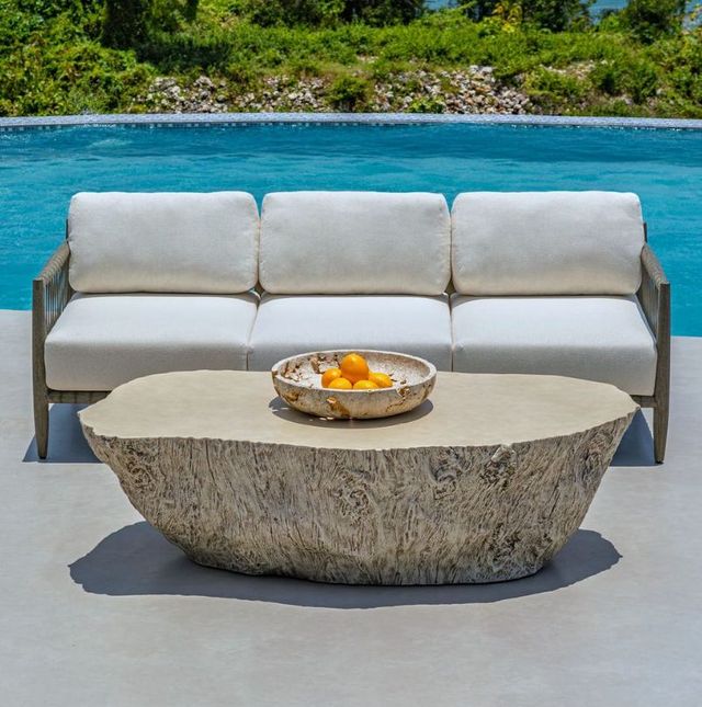 Uttermost® Quarried Stone Natural Indoor-Outdoor Bowl-3