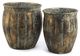 A & B Home 2-Piece Bronze Flower Pot Set-0
