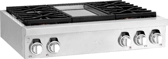 SKS 36" Stainless Steel Natural Gas Rangetop-1