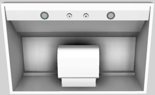 Vent-A-Hood® 36" White Wall Mounted Range Hood-3