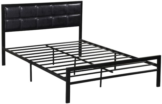 Milton Greens Stars Black Metal Platform Bed-1