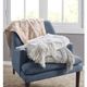 Olliix by Madison Park Brianne 1 White Cotton Tufted Throw-3