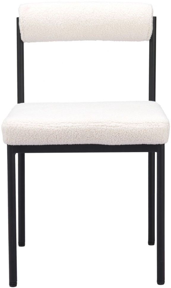 Zuo® Modern Livorno Black/Ivory Dining Side Chair-1