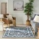 Nourison Home™ Dekor Ivory/Slate 5'x7' Area Rug-1