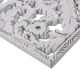 Olliix by Madison Park Botanical Panel 2 Piece White Carved Wall Decor Set-1