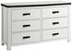 Elements International Wade White Youth Dresser-0
