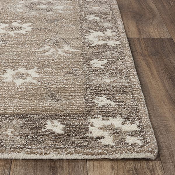 Rizzy Home Serena Brown 5'x8' Rectangular Rug-2