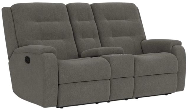 Flexsteel® Customizable Arlo Manual Reclining Loveseat with Console-3
