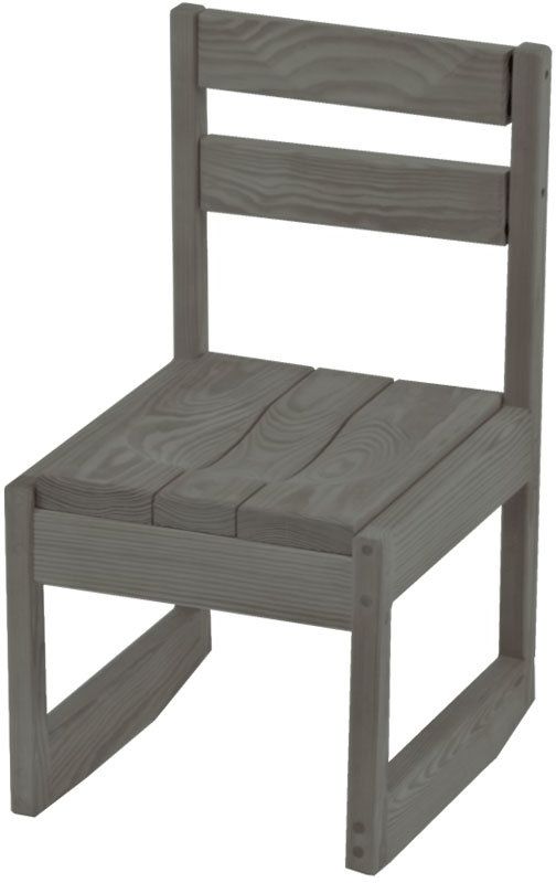 Crate Designs™ Furniture Graphite 3 Position Chair-0