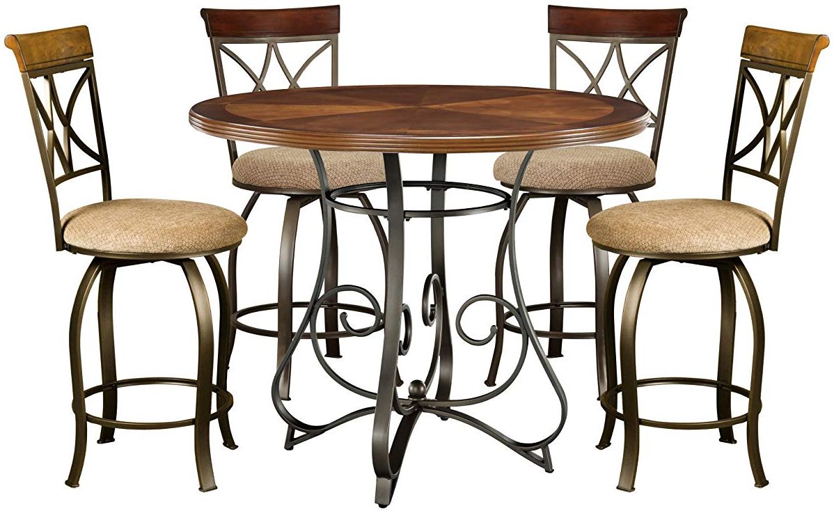 Powell® Hamilton 5-Piece Cherry Gathering Table Set Hoelscher's