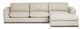 Four Hands Colt 2-Piece Canton Dove Right Arm Facing Chaise Sectional-1