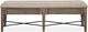 Magnussen Home® Paxton Place Dovetail Grey Upholstered Bench-0