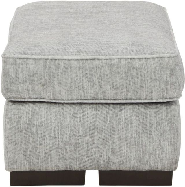 Benchcraft® Mercado Pewter Ottoman-1