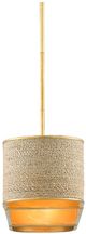 Currey & Company Tenby Abaca/Contemporary Gold Leaf Oval Chandelier-3