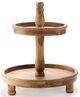 Giftcraft Brown Decorative Tiered Cake Stand-0