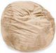 CordaRoy's® Tan Plush Fur Full Chair-0