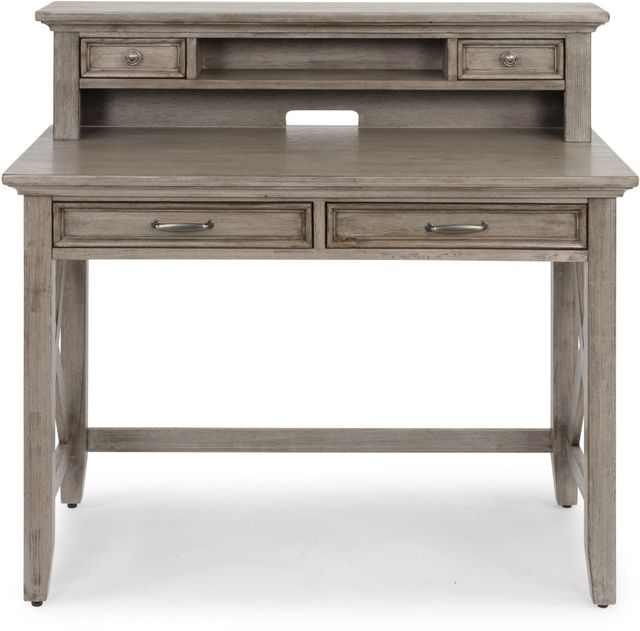 homestyles® Mountain Lodge Gray Student Desk and Hutch-0