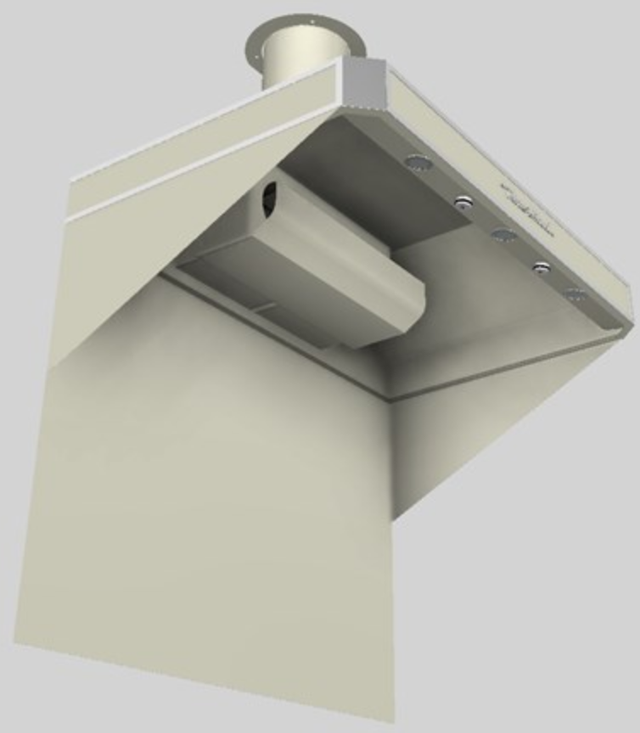 Vent-A-Hood® A Series 42" Biscuit Retro Style Wall Mounted Range Hood-3