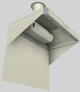 Vent-A-Hood® A Series 42" Biscuit Retro Style Wall Mounted Range Hood-3