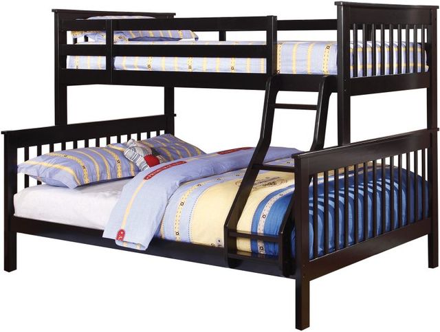 Coaster® Chapman Black Twin/Full Bunk Bed-0