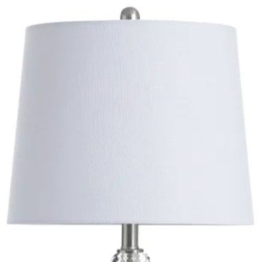 Stylecraft Brushed Steel 14" Table Lamp-1