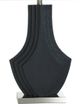 Stylecraft Matte Black Layered Table Lamp -3