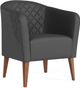 Weekender™ Webster Faux Gray Barrel Chair-0