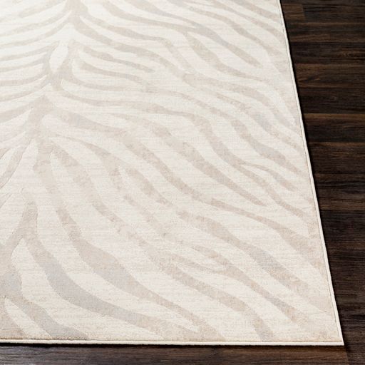 Surya City Beige Zebra 5'x7' Area Rug-4
