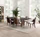 Furniture of America® Morden 2-Piece Dark Walnut/Off-White Side Chair-2