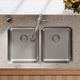 Elkay Lustertone® Classic Lustrous Satin 30-3/4" x 18-1/2" x 5-3/8" Equal Double Bowl Undermount ADA Sink-3