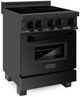 ZLINE 24" Black Stainless Steel Pro Style Induction Range-3