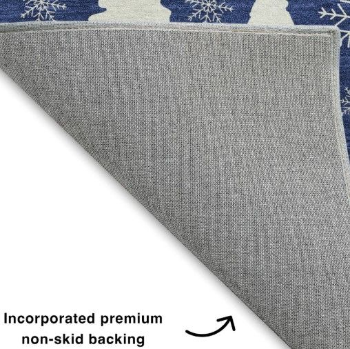 Dalyn™ Rug Company Merry & Bright MY23 Navy 5'x8 Area Rug-3