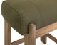 International Furniture Direct Balam Green/Stained White Accent Stool-4