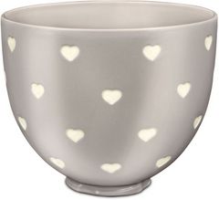 KitchenAid® 5 Quart Layered Hearts Ceramic Bowl