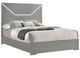 Coaster® Ives Gray High Gloss Queen Panel Bed-0