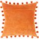 Surya Serengeti Burnt Orange 20"x20" Toss Pillow Shell-2